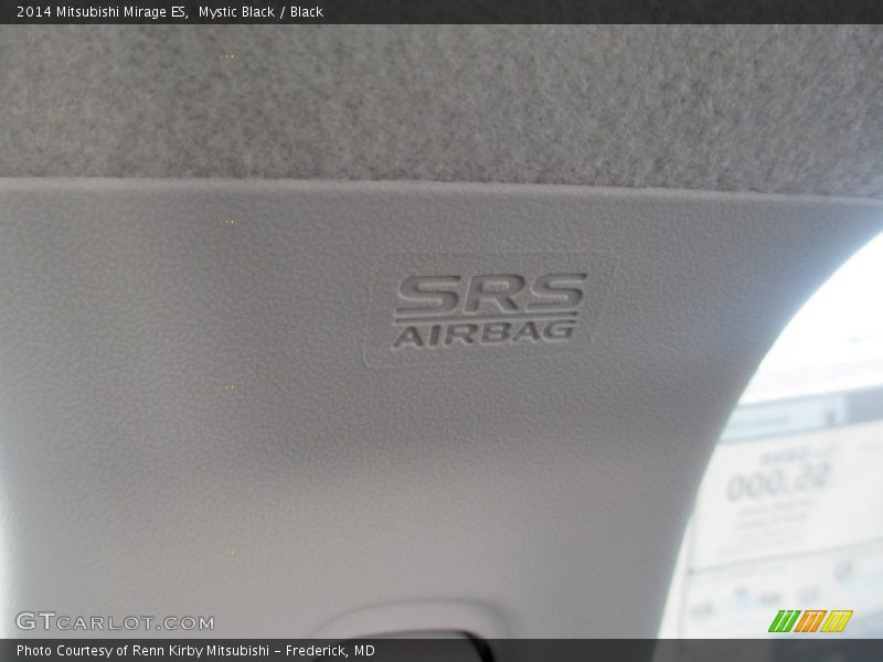 Mystic Black / Black 2014 Mitsubishi Mirage ES