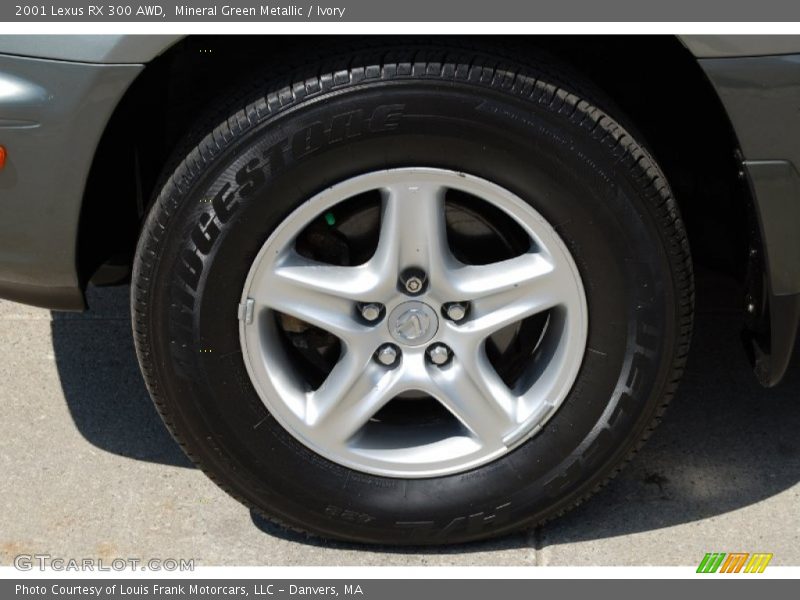 Mineral Green Metallic / Ivory 2001 Lexus RX 300 AWD
