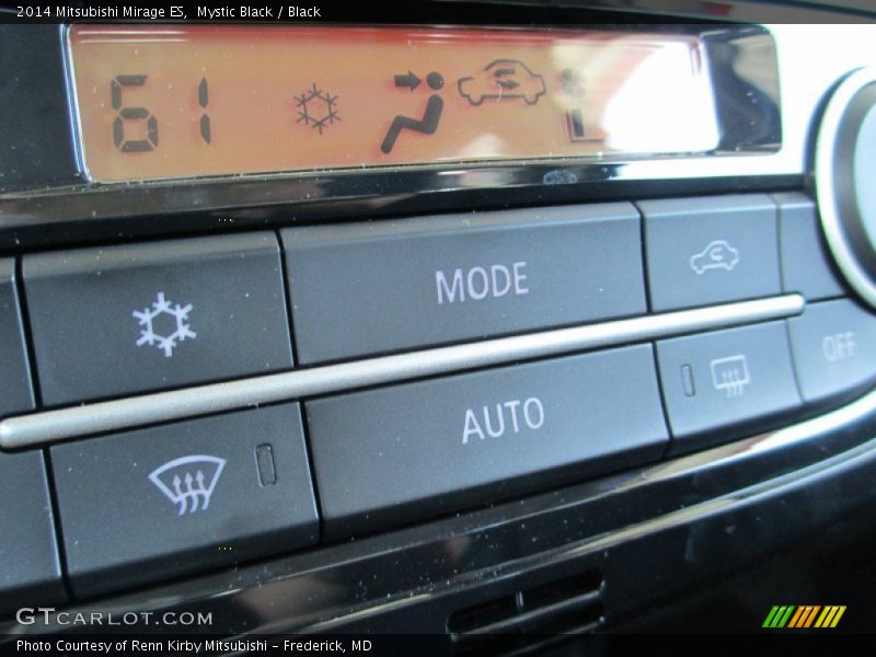 Mystic Black / Black 2014 Mitsubishi Mirage ES
