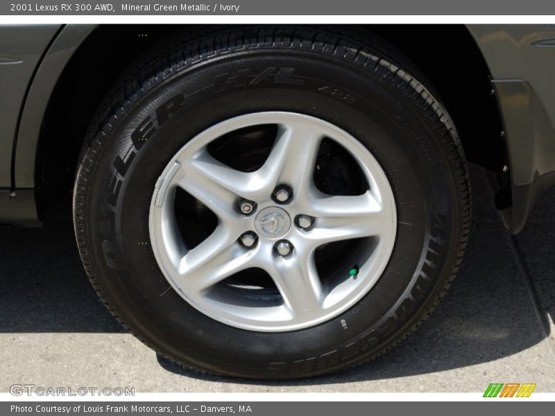 Mineral Green Metallic / Ivory 2001 Lexus RX 300 AWD