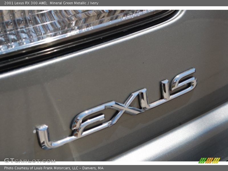 Mineral Green Metallic / Ivory 2001 Lexus RX 300 AWD