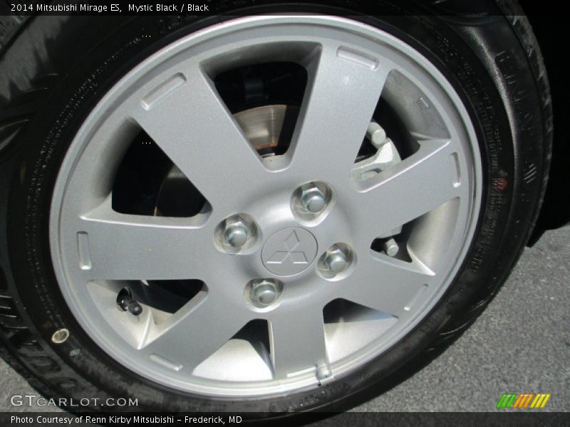 Mystic Black / Black 2014 Mitsubishi Mirage ES