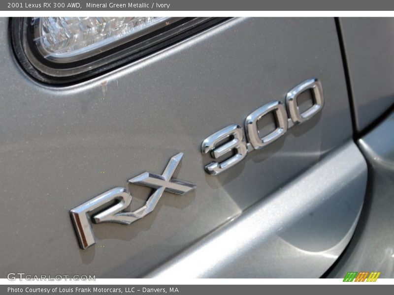 Mineral Green Metallic / Ivory 2001 Lexus RX 300 AWD