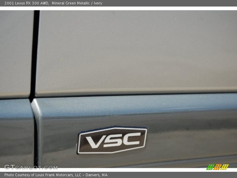 Mineral Green Metallic / Ivory 2001 Lexus RX 300 AWD