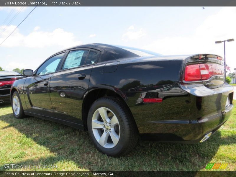 Pitch Black / Black 2014 Dodge Charger SE