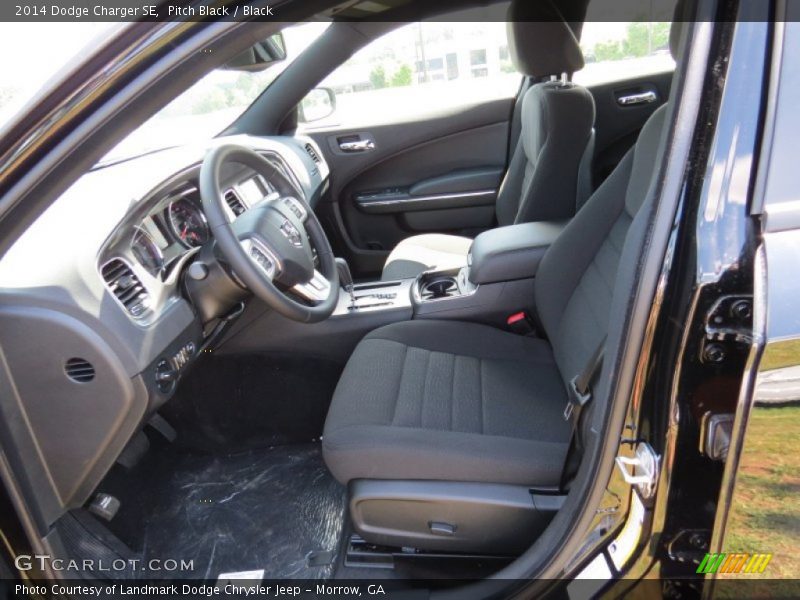 Pitch Black / Black 2014 Dodge Charger SE