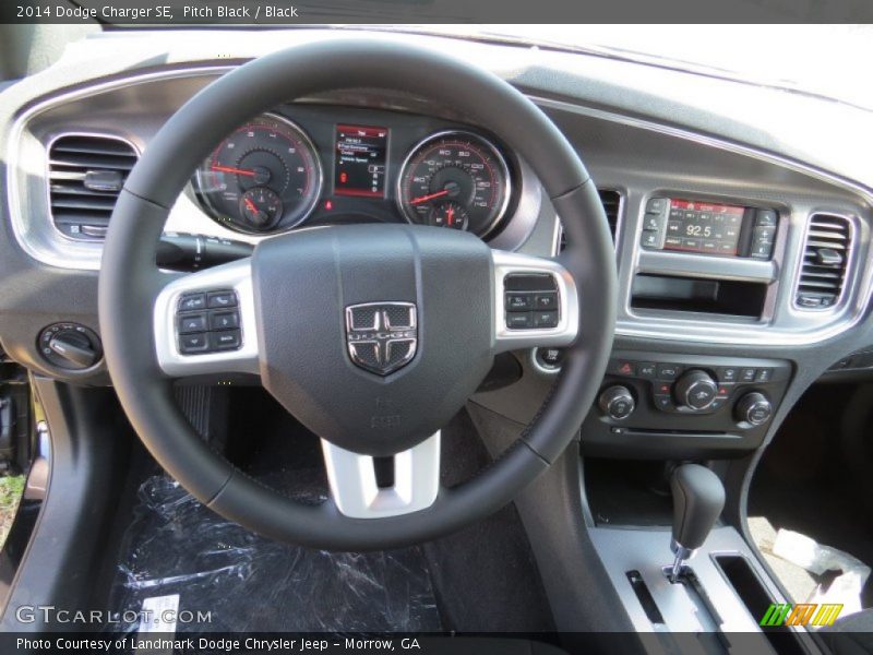 Pitch Black / Black 2014 Dodge Charger SE