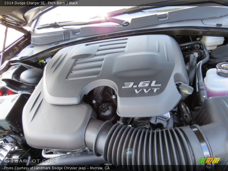 Pitch Black / Black 2014 Dodge Charger SE