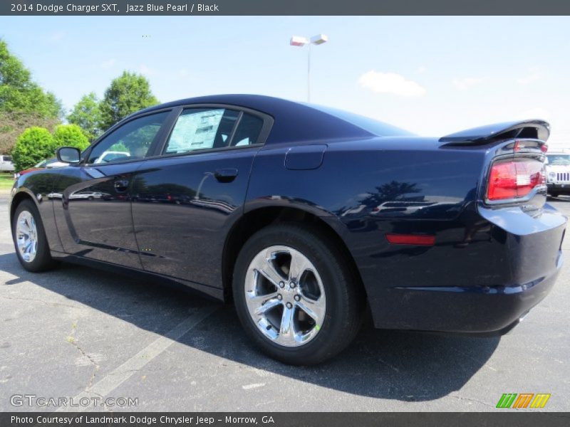 Jazz Blue Pearl / Black 2014 Dodge Charger SXT