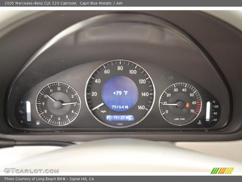  2005 CLK 320 Cabriolet 320 Cabriolet Gauges