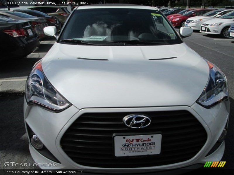 Elite White / Black 2014 Hyundai Veloster Turbo