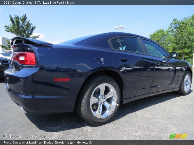 Jazz Blue Pearl / Black 2014 Dodge Charger SXT