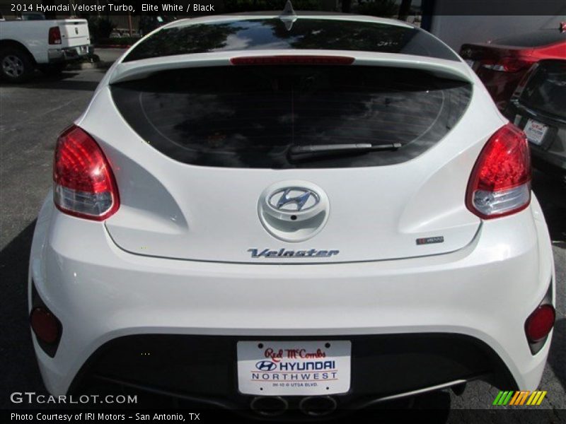 Elite White / Black 2014 Hyundai Veloster Turbo