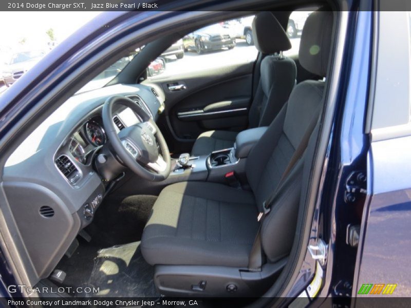 Jazz Blue Pearl / Black 2014 Dodge Charger SXT