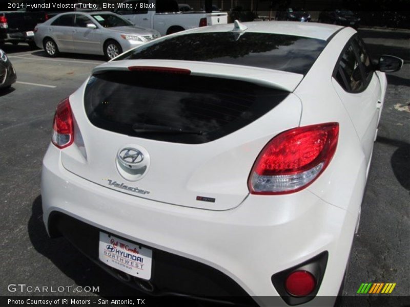 Elite White / Black 2014 Hyundai Veloster Turbo