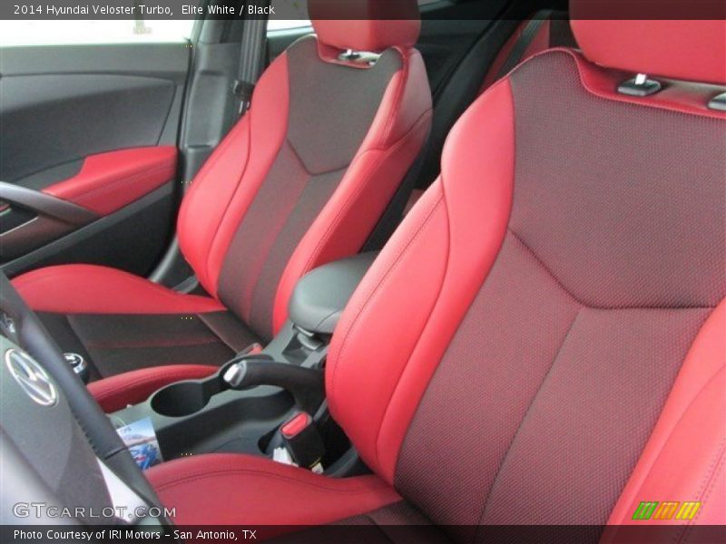 Elite White / Black 2014 Hyundai Veloster Turbo
