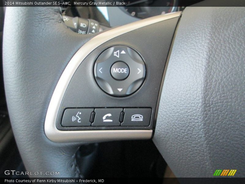 Mercury Gray Metallic / Black 2014 Mitsubishi Outlander SE S-AWC