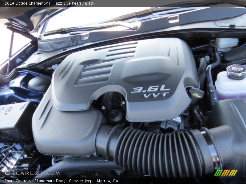 Jazz Blue Pearl / Black 2014 Dodge Charger SXT