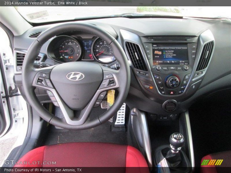 Elite White / Black 2014 Hyundai Veloster Turbo