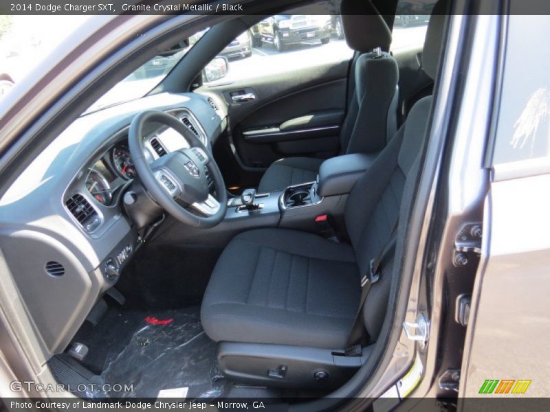 Granite Crystal Metallic / Black 2014 Dodge Charger SXT