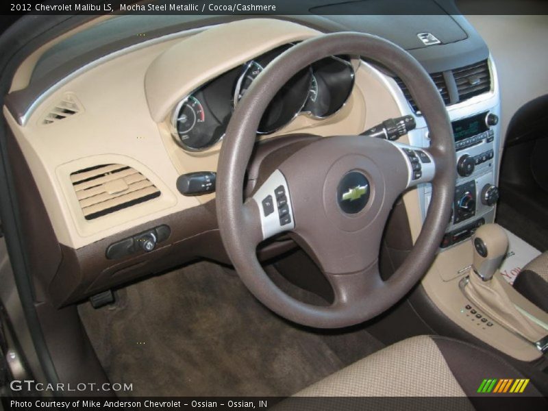 Mocha Steel Metallic / Cocoa/Cashmere 2012 Chevrolet Malibu LS