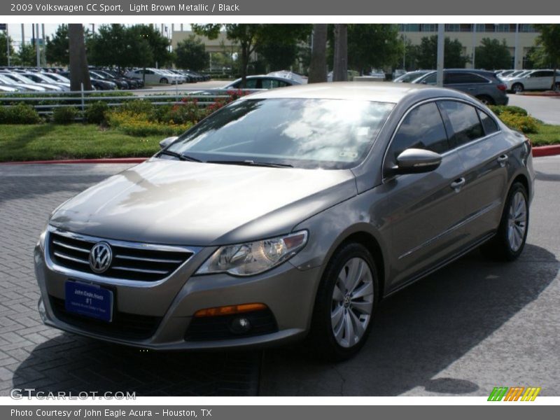 Light Brown Metallic / Black 2009 Volkswagen CC Sport