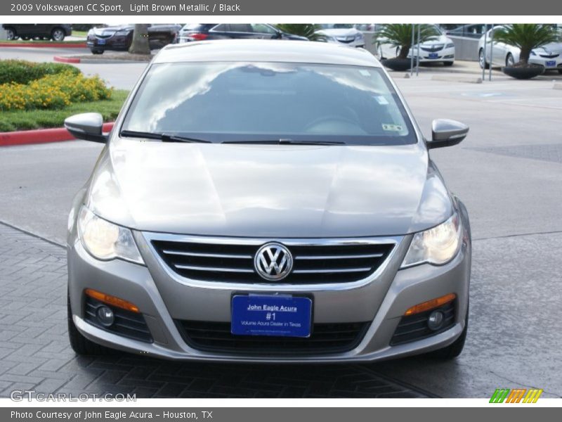 Light Brown Metallic / Black 2009 Volkswagen CC Sport