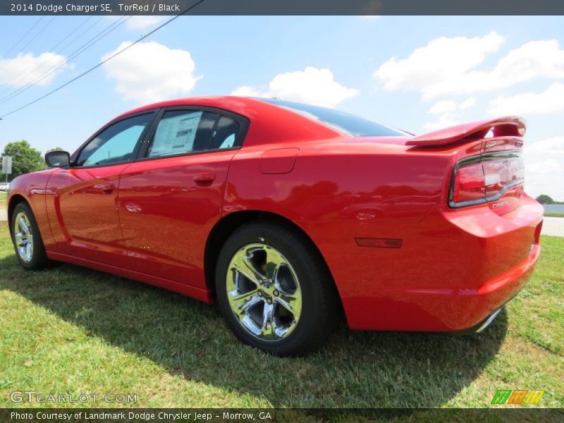 TorRed / Black 2014 Dodge Charger SE