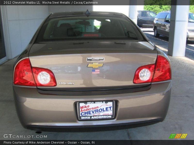 Mocha Steel Metallic / Cocoa/Cashmere 2012 Chevrolet Malibu LS