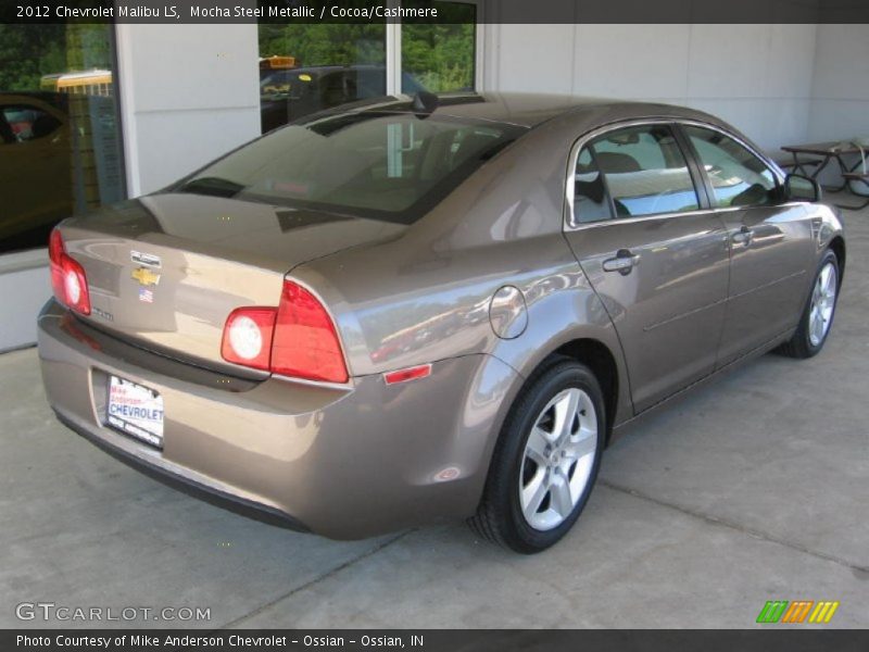 Mocha Steel Metallic / Cocoa/Cashmere 2012 Chevrolet Malibu LS
