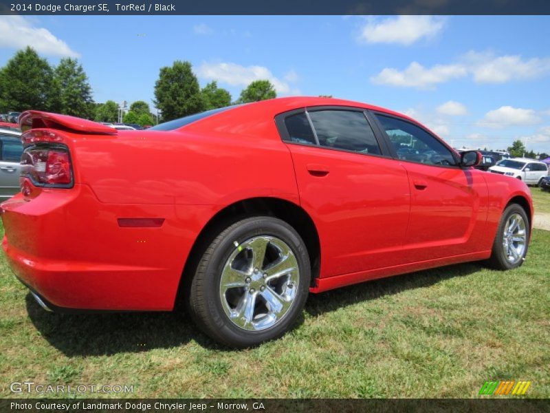 TorRed / Black 2014 Dodge Charger SE