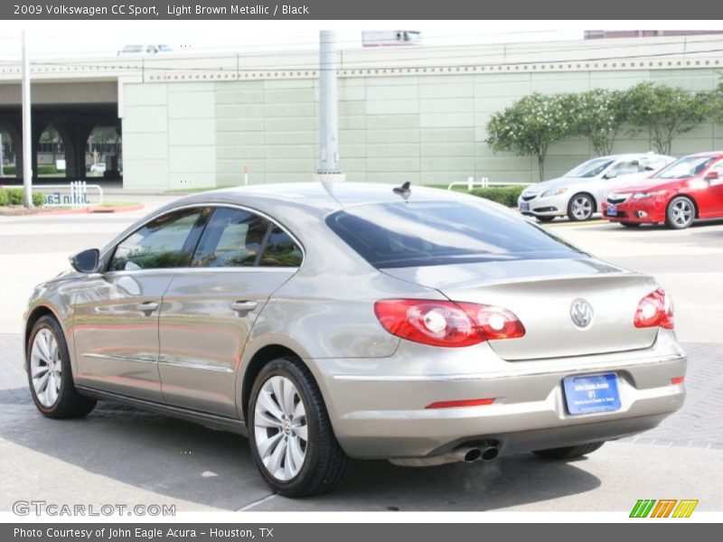 Light Brown Metallic / Black 2009 Volkswagen CC Sport