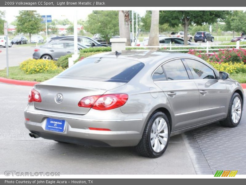 Light Brown Metallic / Black 2009 Volkswagen CC Sport