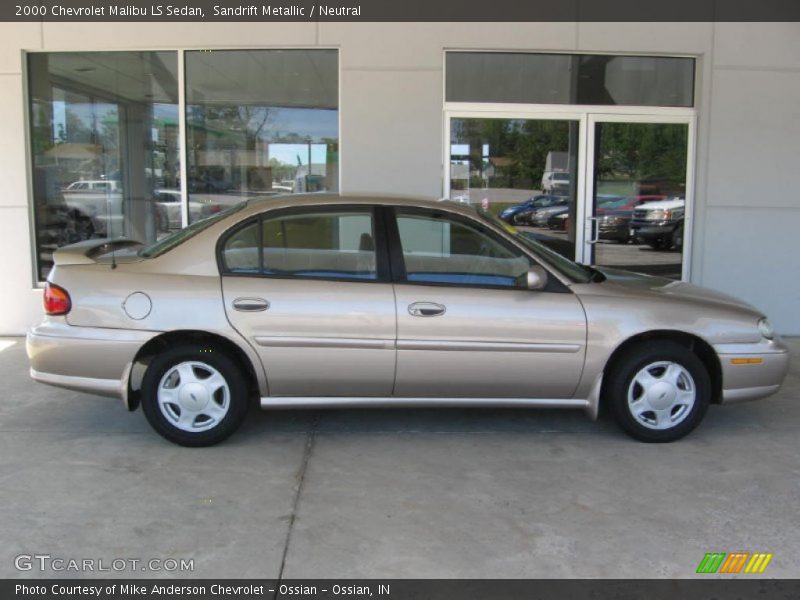 Sandrift Metallic / Neutral 2000 Chevrolet Malibu LS Sedan