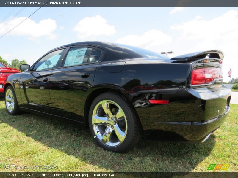 Pitch Black / Black 2014 Dodge Charger SE