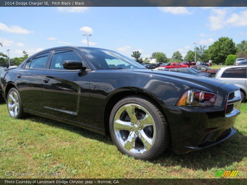 Pitch Black / Black 2014 Dodge Charger SE