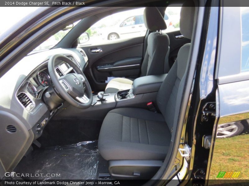 Pitch Black / Black 2014 Dodge Charger SE