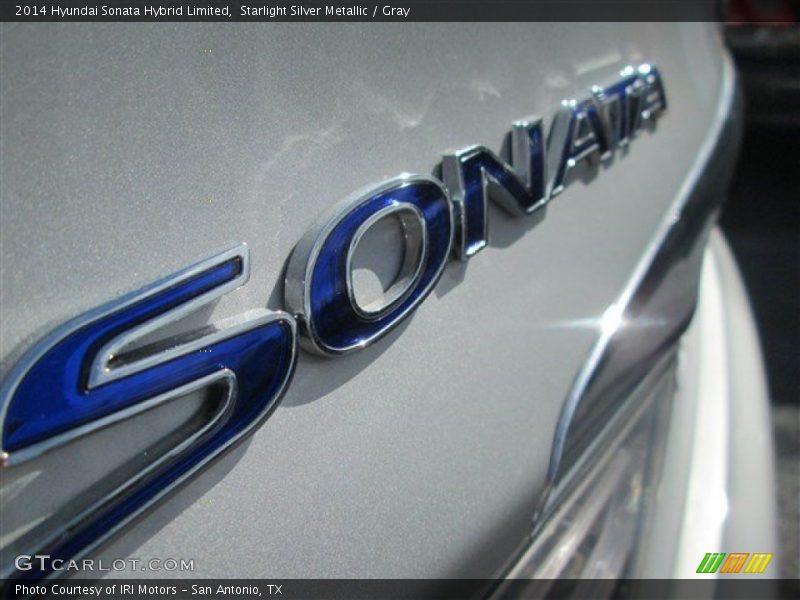 Starlight Silver Metallic / Gray 2014 Hyundai Sonata Hybrid Limited