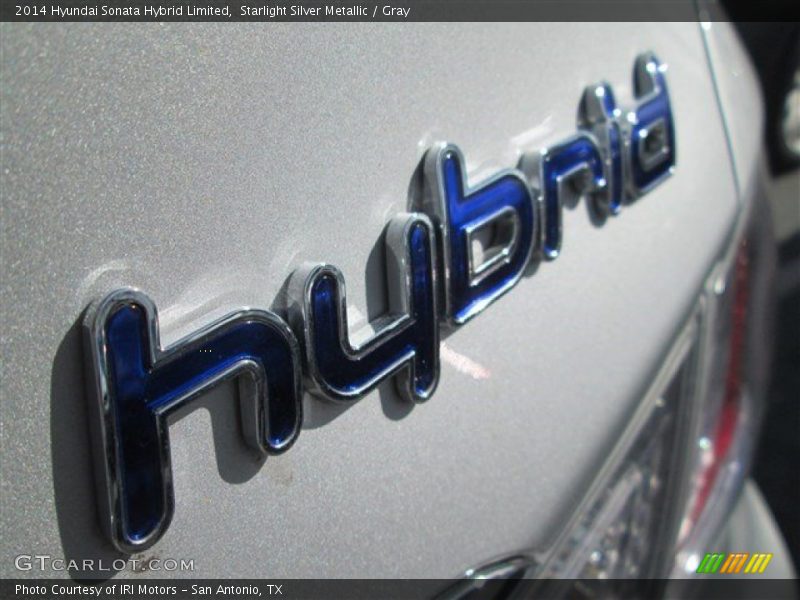 Starlight Silver Metallic / Gray 2014 Hyundai Sonata Hybrid Limited