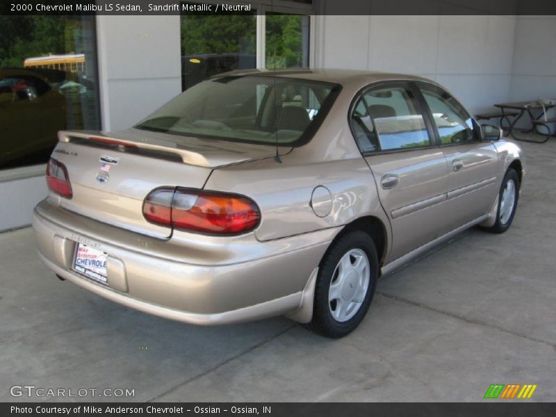 Sandrift Metallic / Neutral 2000 Chevrolet Malibu LS Sedan