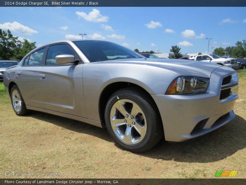Billet Silver Metallic / Black 2014 Dodge Charger SE