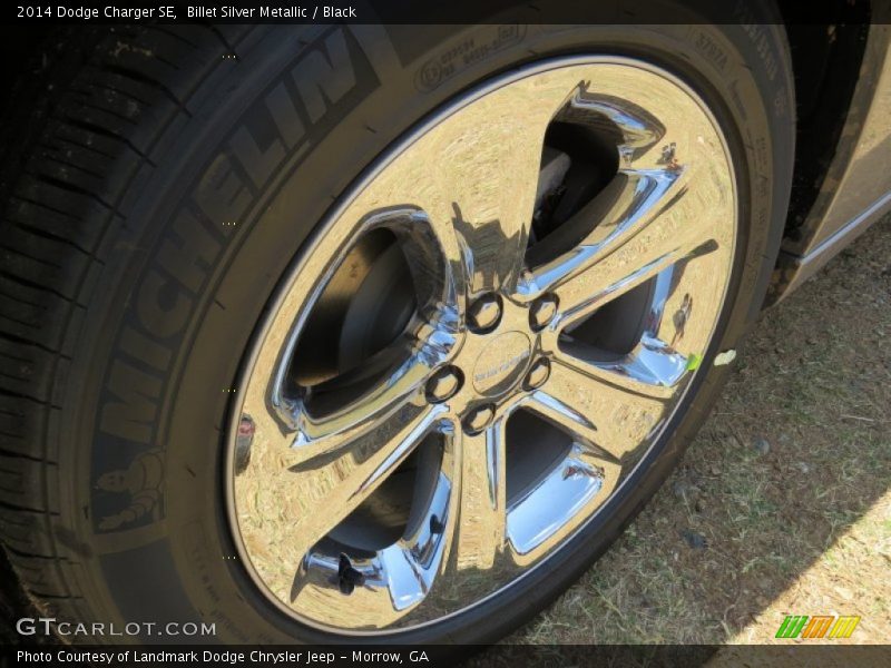 Billet Silver Metallic / Black 2014 Dodge Charger SE