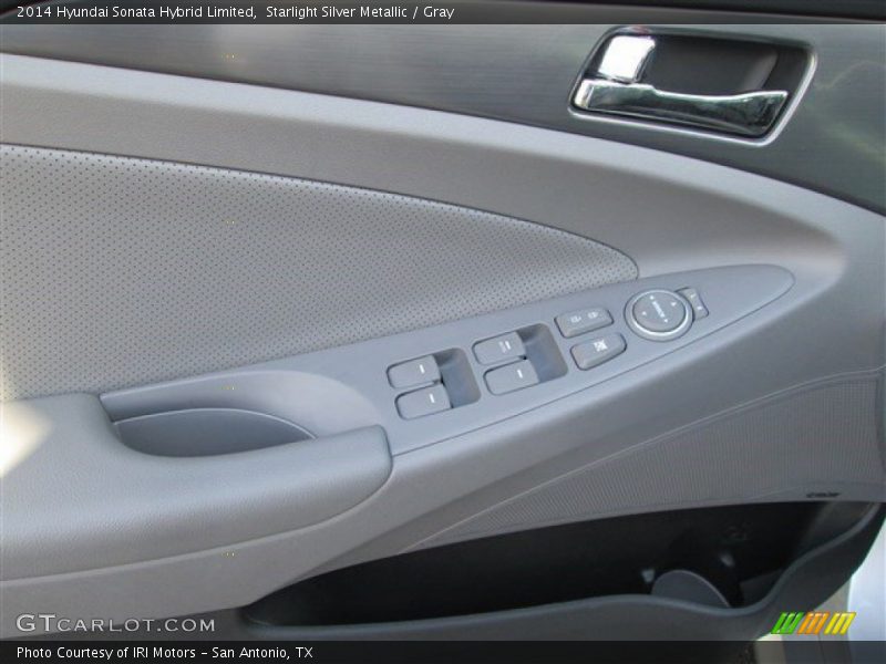 Starlight Silver Metallic / Gray 2014 Hyundai Sonata Hybrid Limited