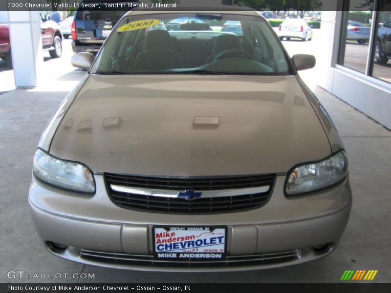 Sandrift Metallic / Neutral 2000 Chevrolet Malibu LS Sedan