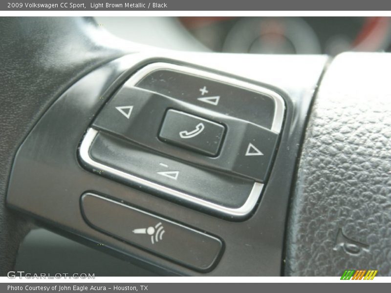 Light Brown Metallic / Black 2009 Volkswagen CC Sport