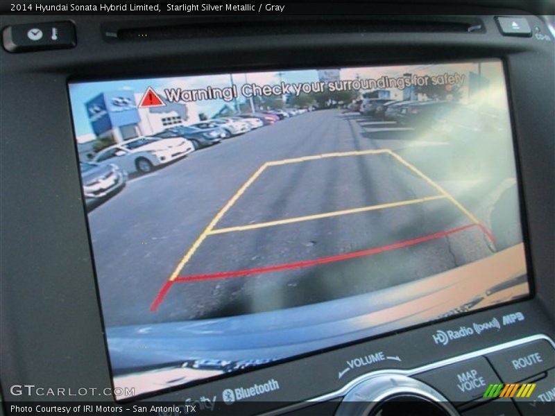 Starlight Silver Metallic / Gray 2014 Hyundai Sonata Hybrid Limited