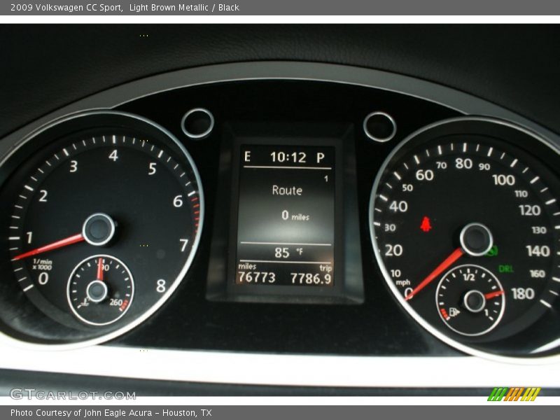 Light Brown Metallic / Black 2009 Volkswagen CC Sport