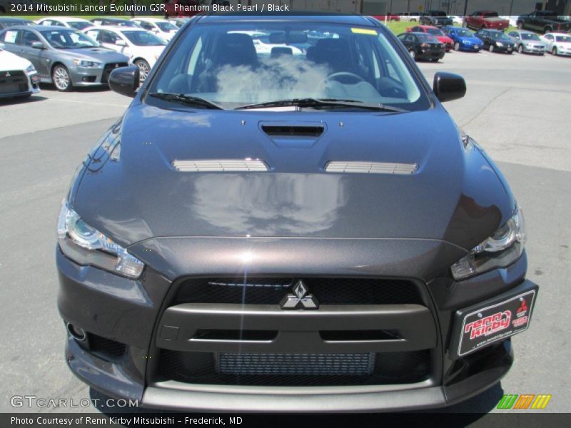Phantom Black Pearl / Black 2014 Mitsubishi Lancer Evolution GSR
