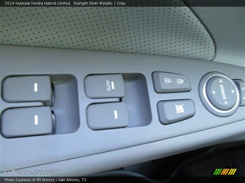 Starlight Silver Metallic / Gray 2014 Hyundai Sonata Hybrid Limited