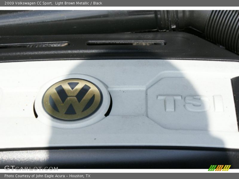 Light Brown Metallic / Black 2009 Volkswagen CC Sport